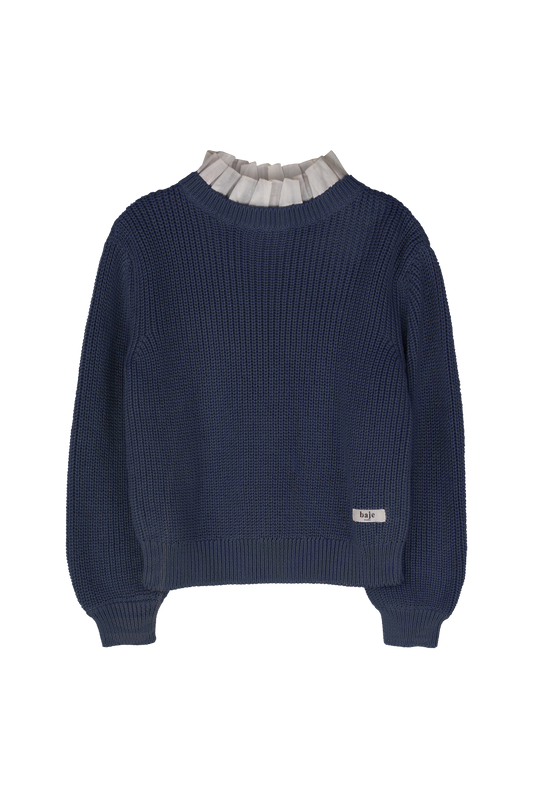 BAJE - TRUI MET KRAAG MAI BLUE