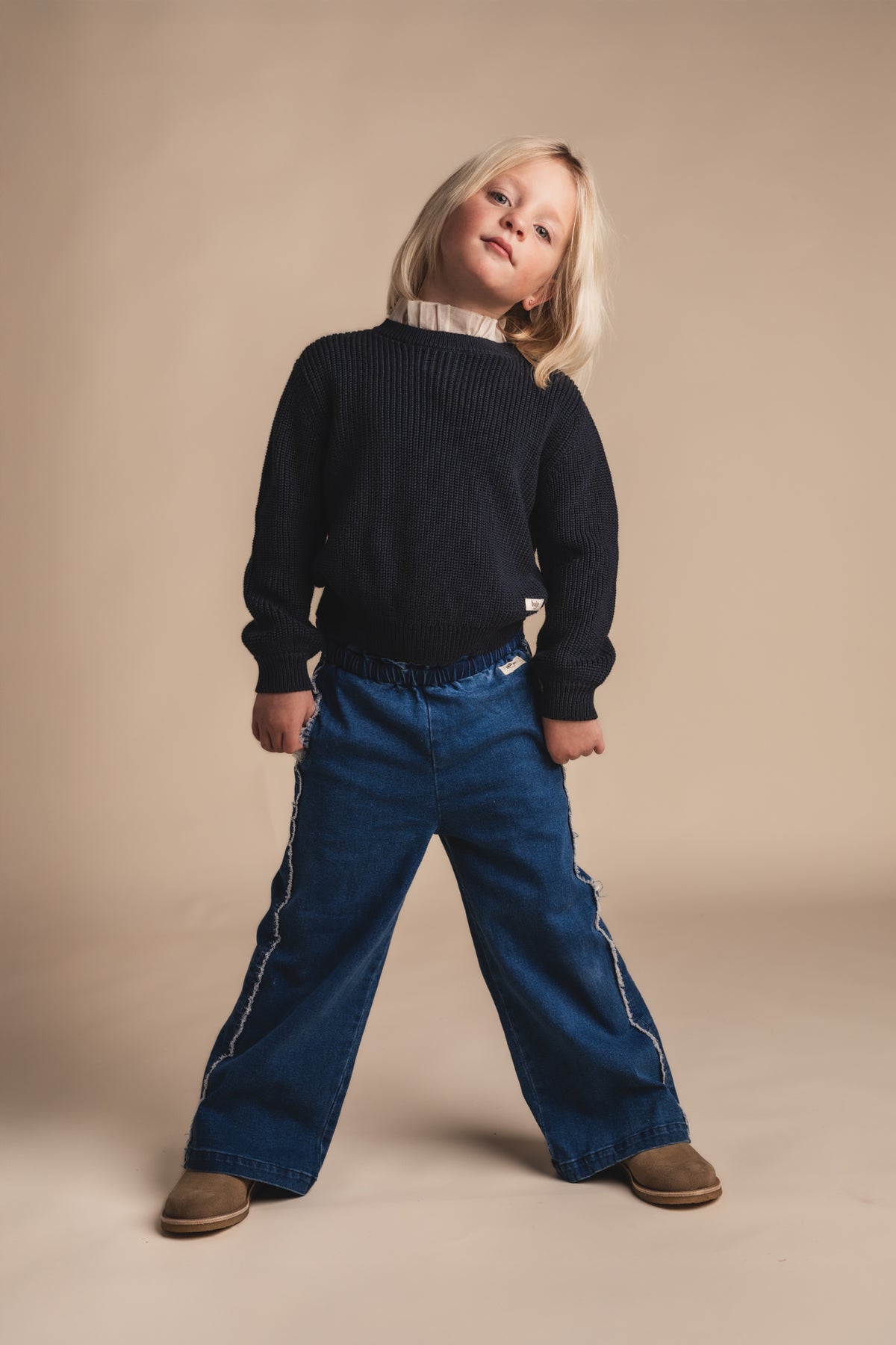 BAJE - TRUI MET KRAAG MAI BLUE