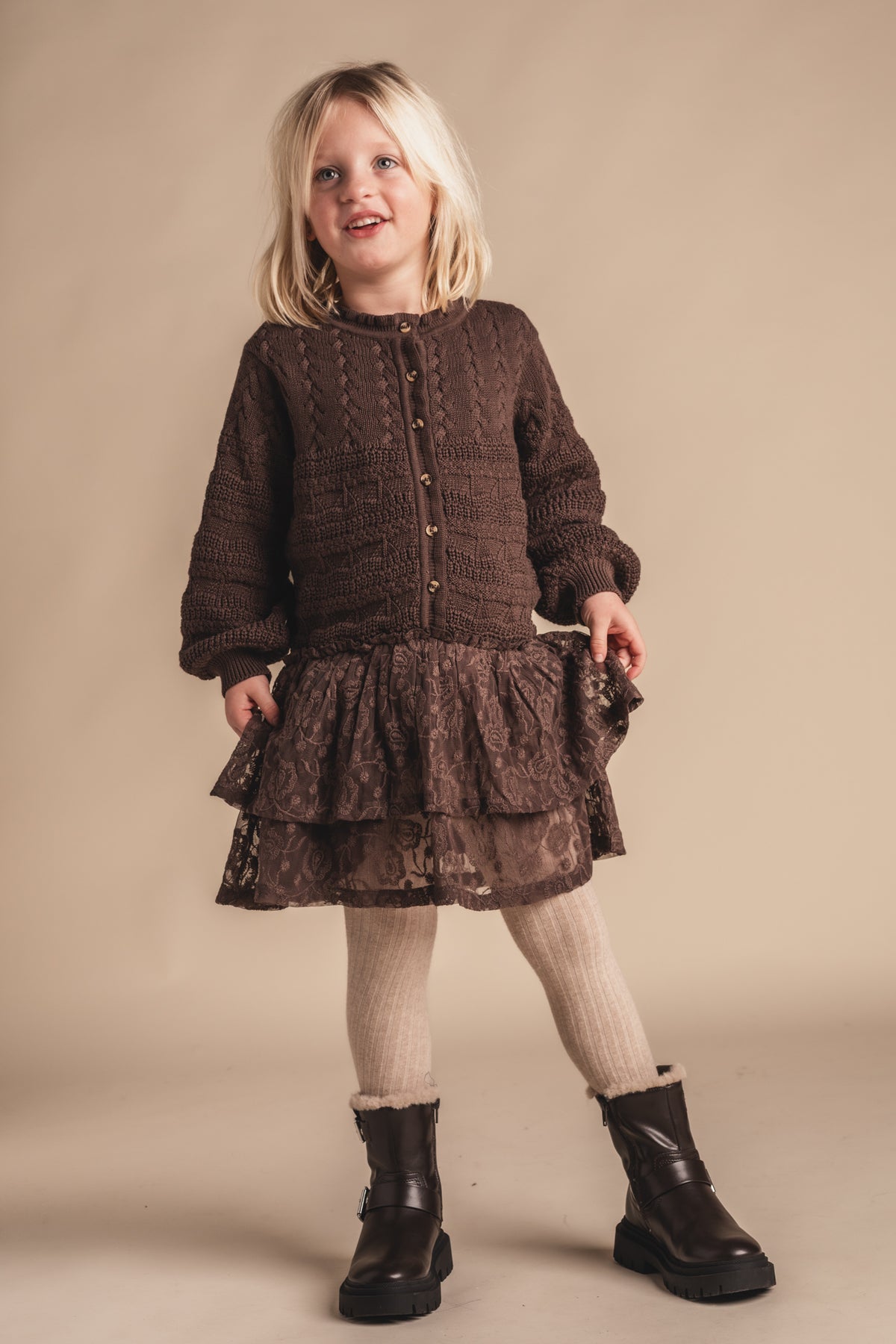 BAJE - JURK YOLE BROWN CHOCO