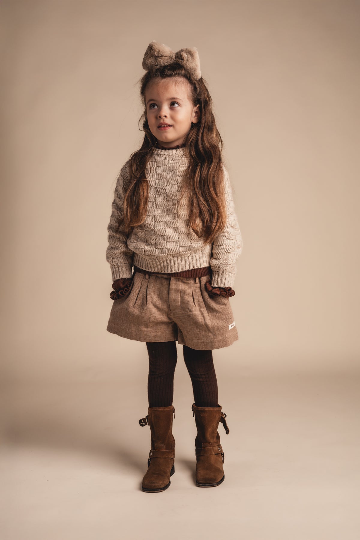 BAJE - SHORT MELOU TAUPE