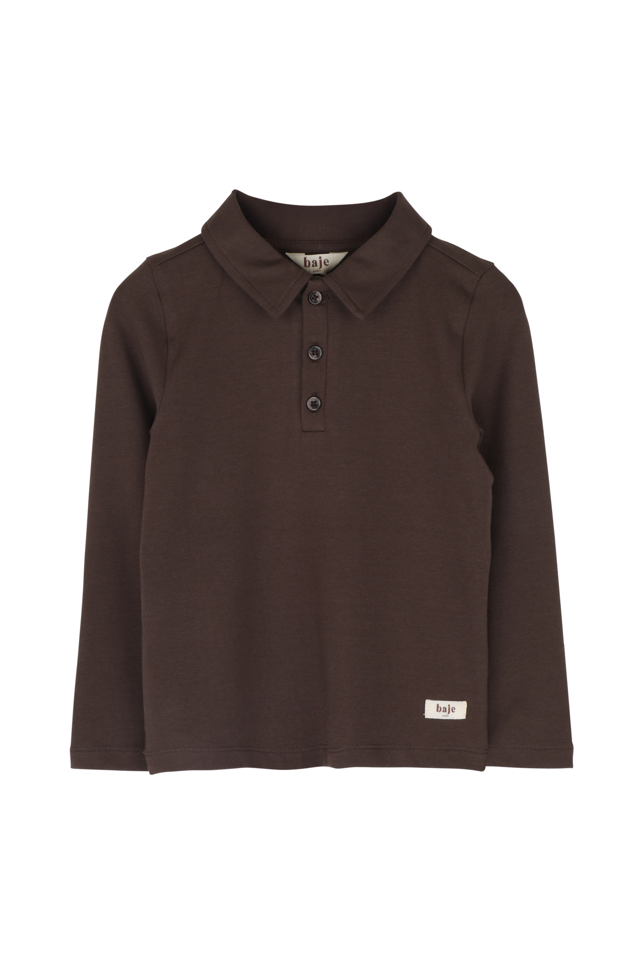 BAJE - POLOSHIRT NIKOLAI BROWN CHOCO