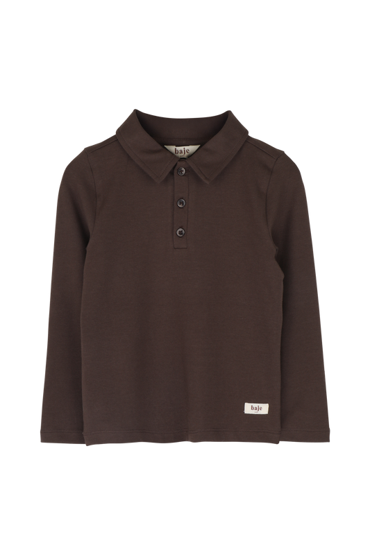 BAJE - POLOSHIRT NIKOLAI BROWN CHOCO