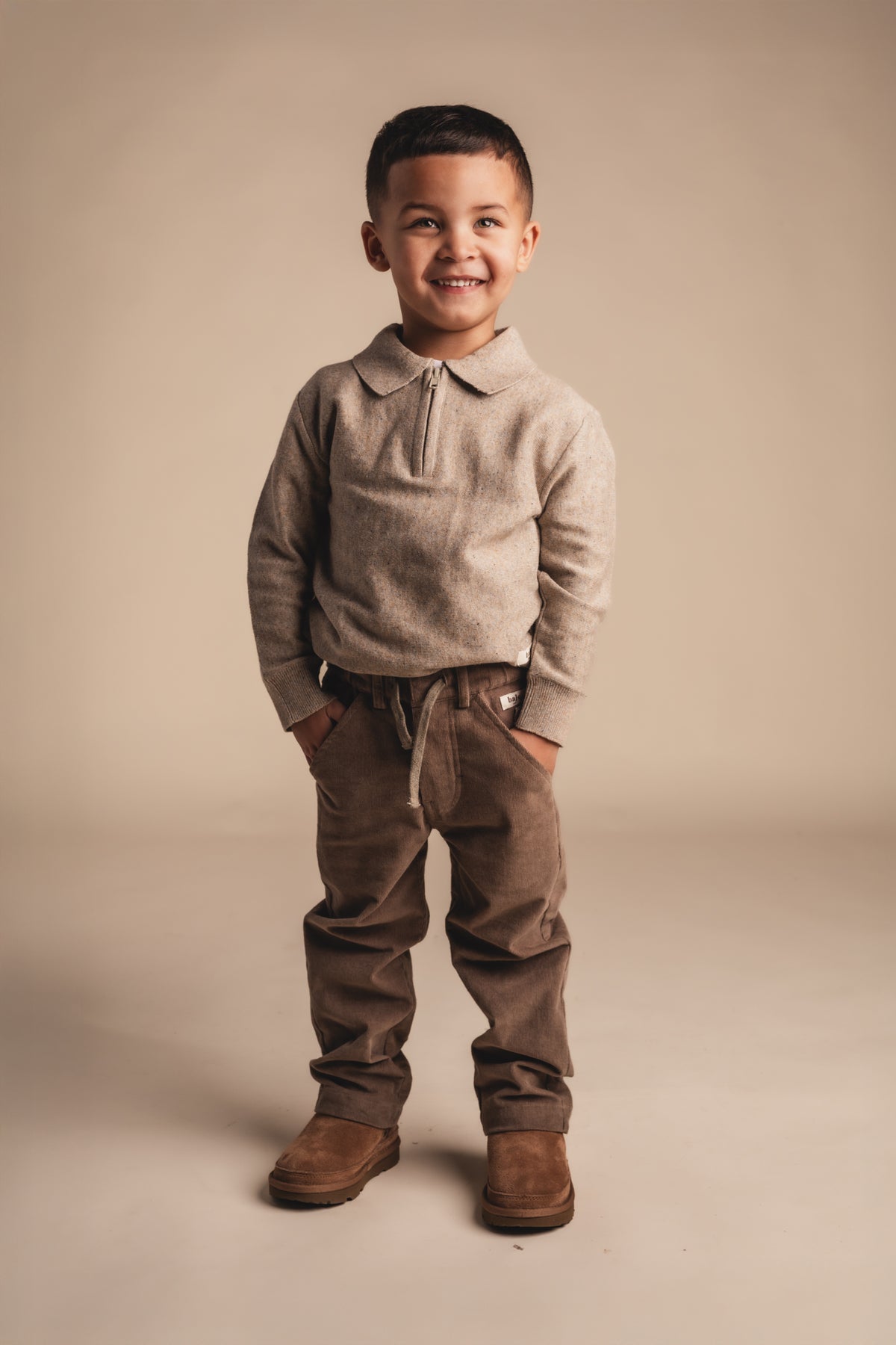 BAJE - POLOSHIRT FEZ TAUPE