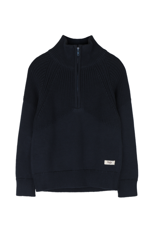 BAJE - TRUI MET RITS SEWARD BLUE