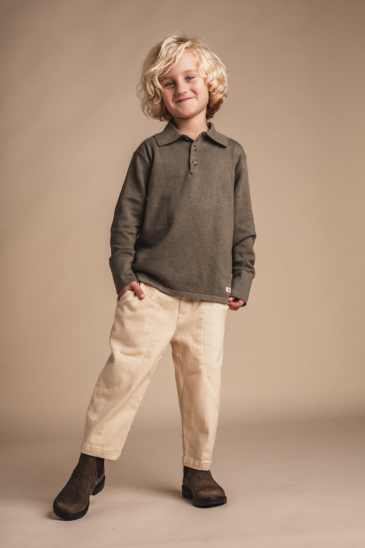 BAJE - POLOSHIRT EVANS GREEN AGAVE