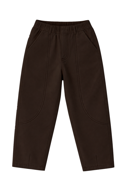 BAJE - BROEK MAEZE BROWN CHOCO
