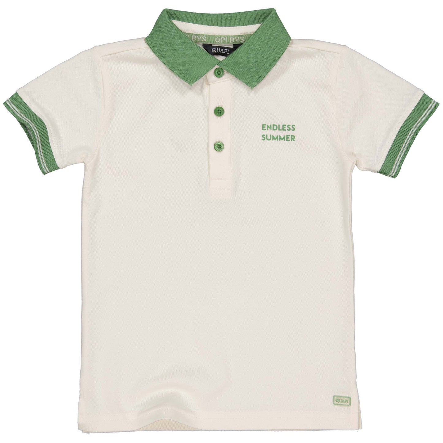 QUAPI - POLO MET GROENE KRAAG