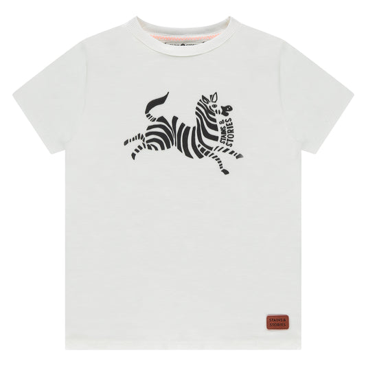 STAINS AND STORIES - ZEBRA SHIRT WIT