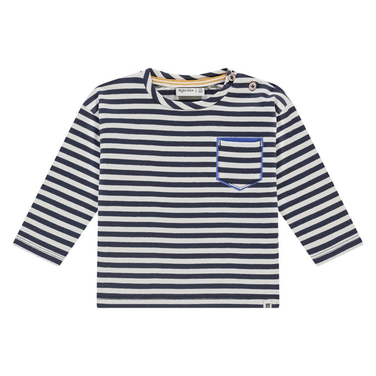 BABYFACE - T-SHIRT LANGE MOUW GESTREEPT NIGHT