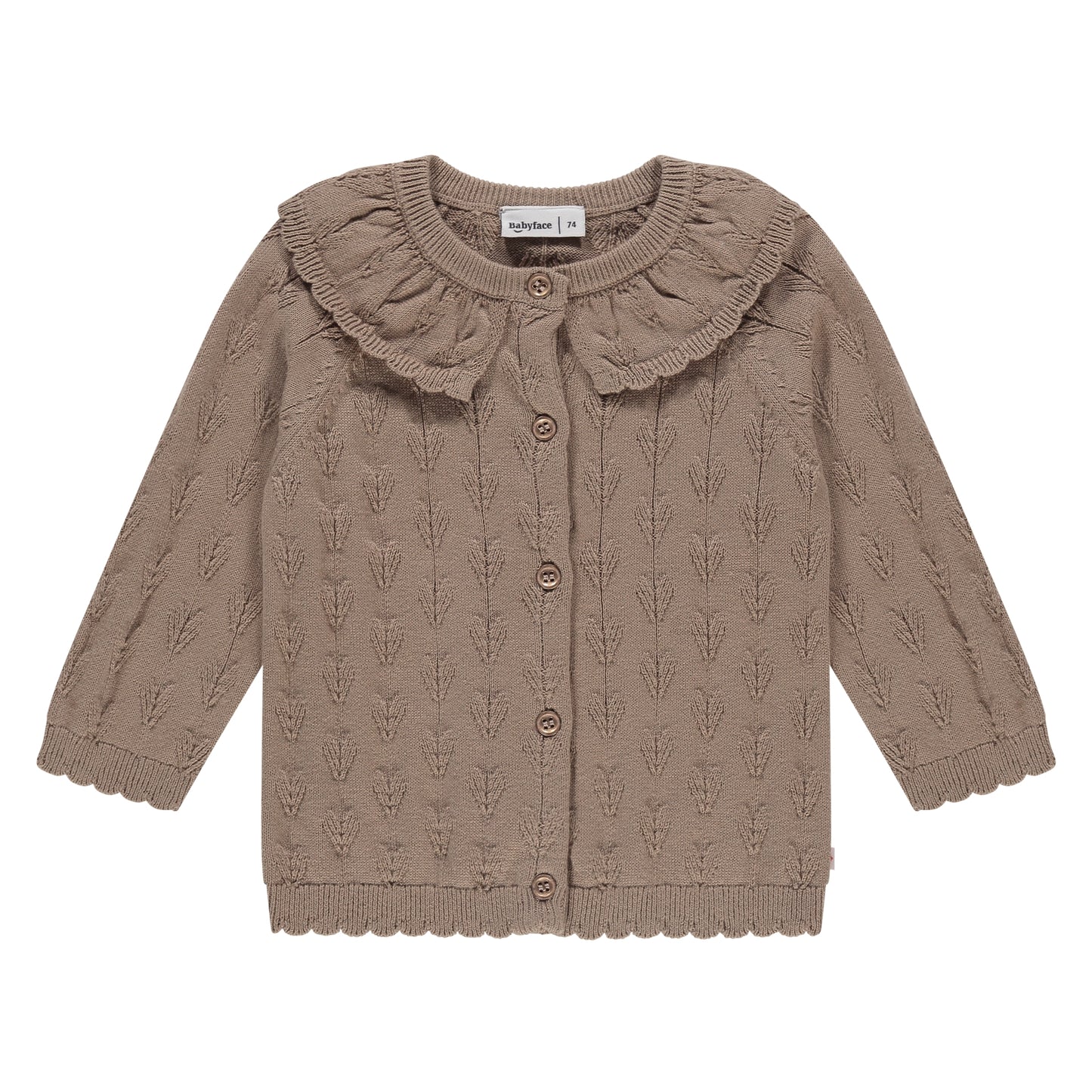 BABYFACE - CARDIGAN SEPIA