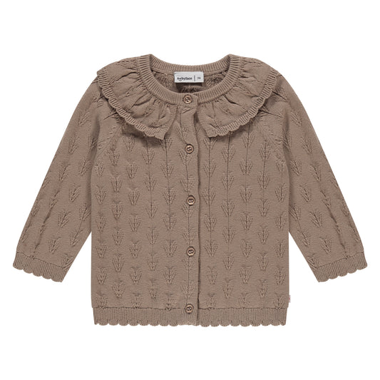 BABYFACE - CARDIGAN SEPIA