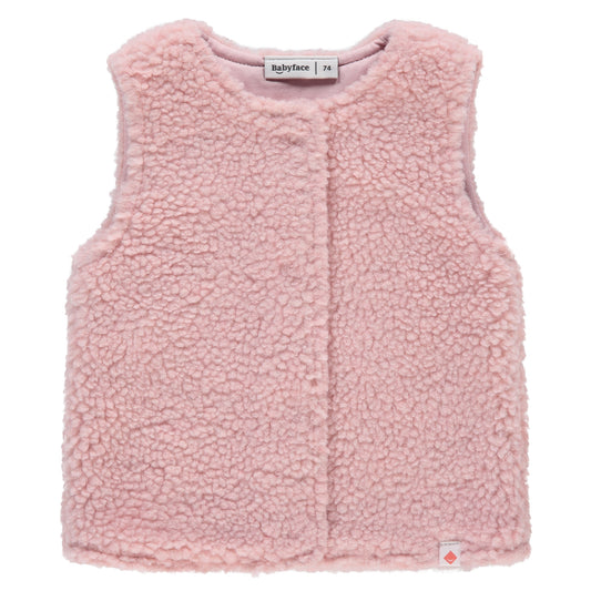 BABYFACE - TEDDY GILET BLOSSOM