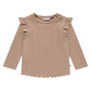 BABYFACE - SHIRT MET LANGE MOUW SEPIA