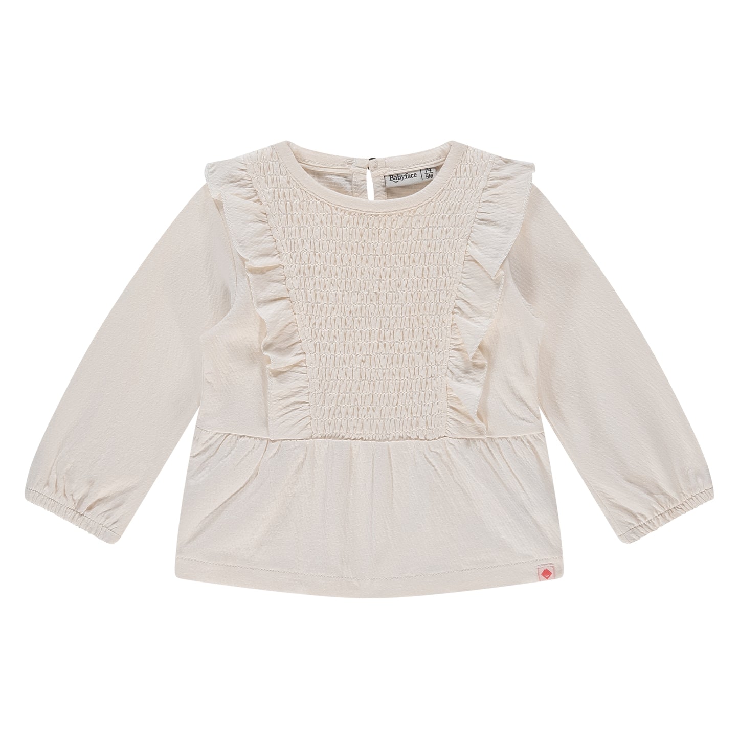 BABYFACE - CLOUD SHIRT MET LANGE MOUW EN RUCHES