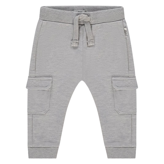 BABYFACE - GREY MELANGE CARGO JOGGINGBROEK