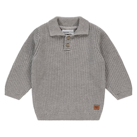 BABYFACE - PULLOVER GREY MELANGE
