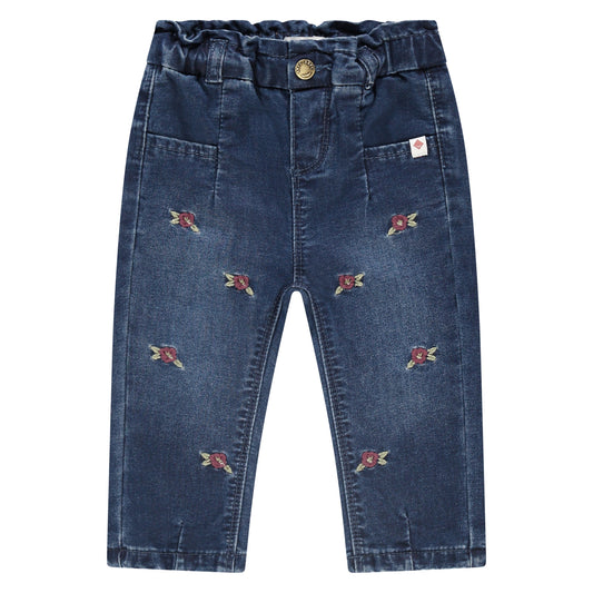BABYFACE - DENIM MET BLOEMETJES