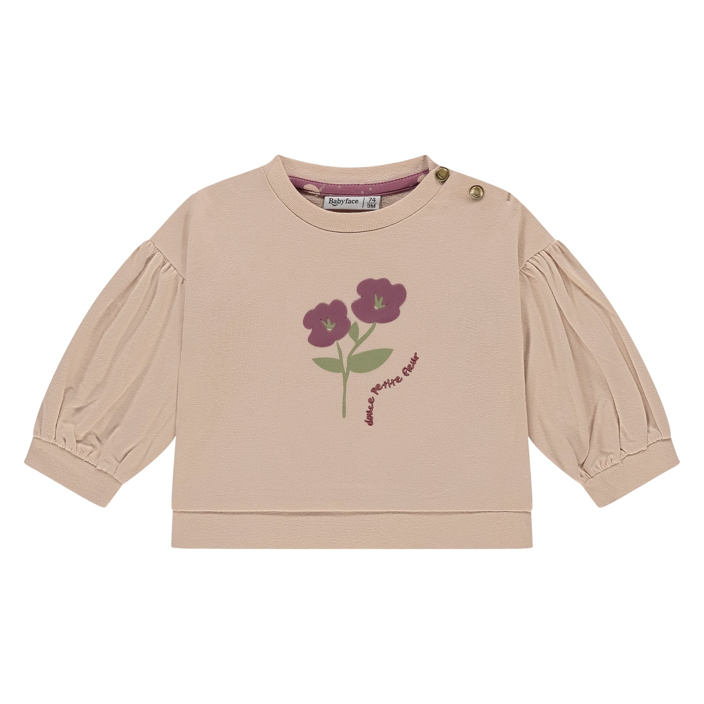 BABYFACE - SWEATER NUDE MET BLOEM