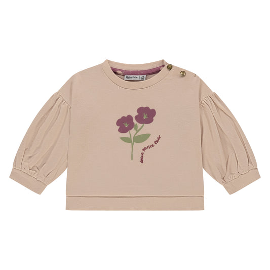 BABYFACE - SWEATER NUDE MET BLOEM