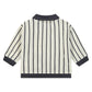 BABYFACE - GESTREEPT SWEATER MET POLO KRAAG