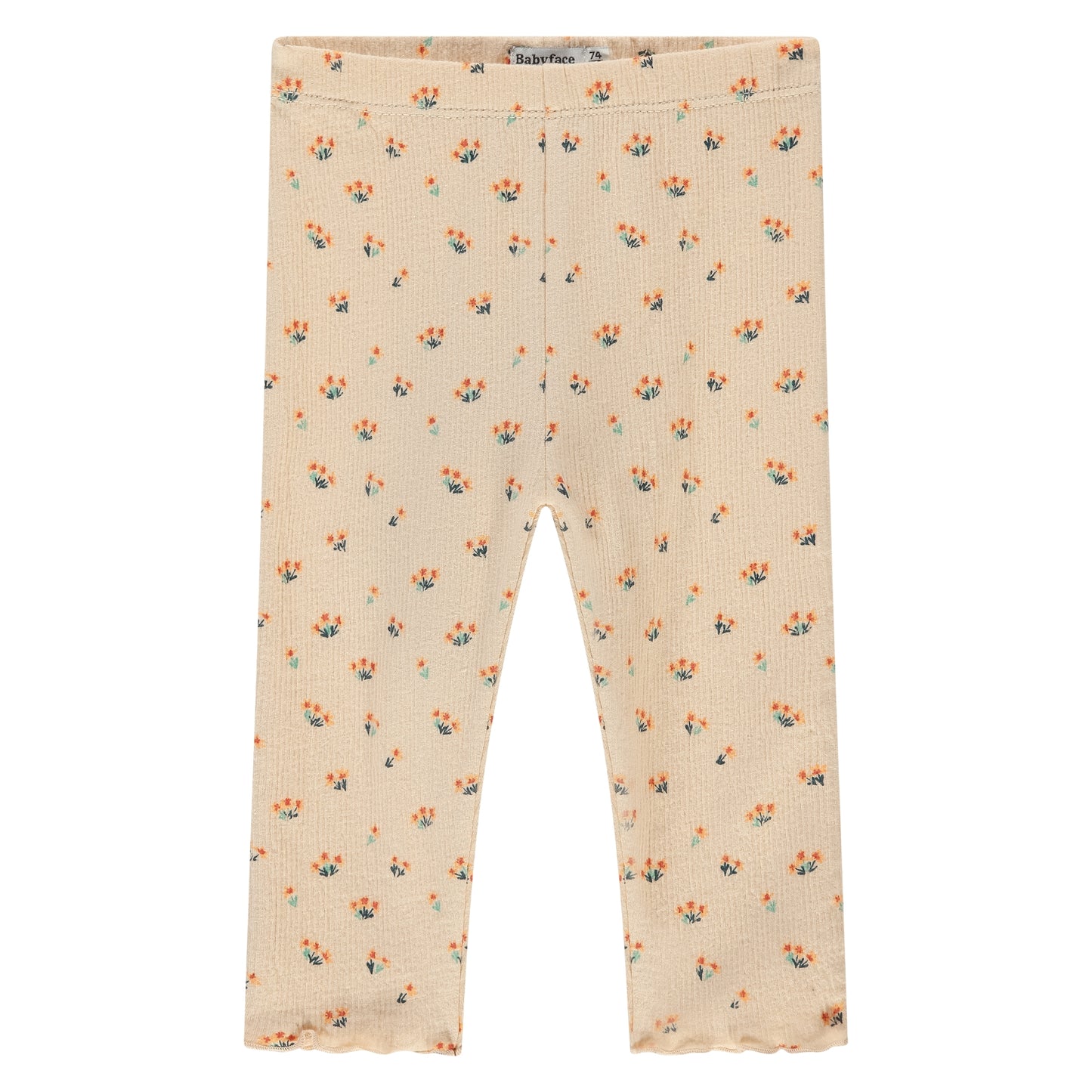 BABYFACE - ORANJE GEBLOEMDE LEGGING