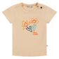BABYFACE - ORANJE SHIRT MET BLOEMETJES
