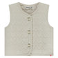 BABYFACE - GILET MET HARTJES IVORY