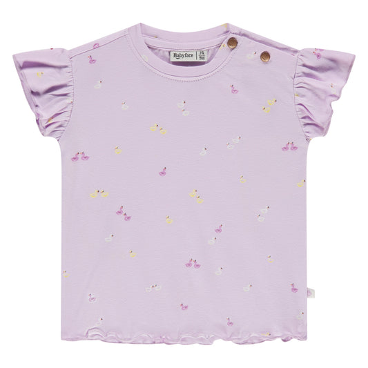 BABYFACE - T-SHIRT LAVENDER EENDJES