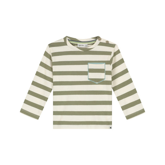 BABYFACE - GESTREEPT SHIRT ARMY
