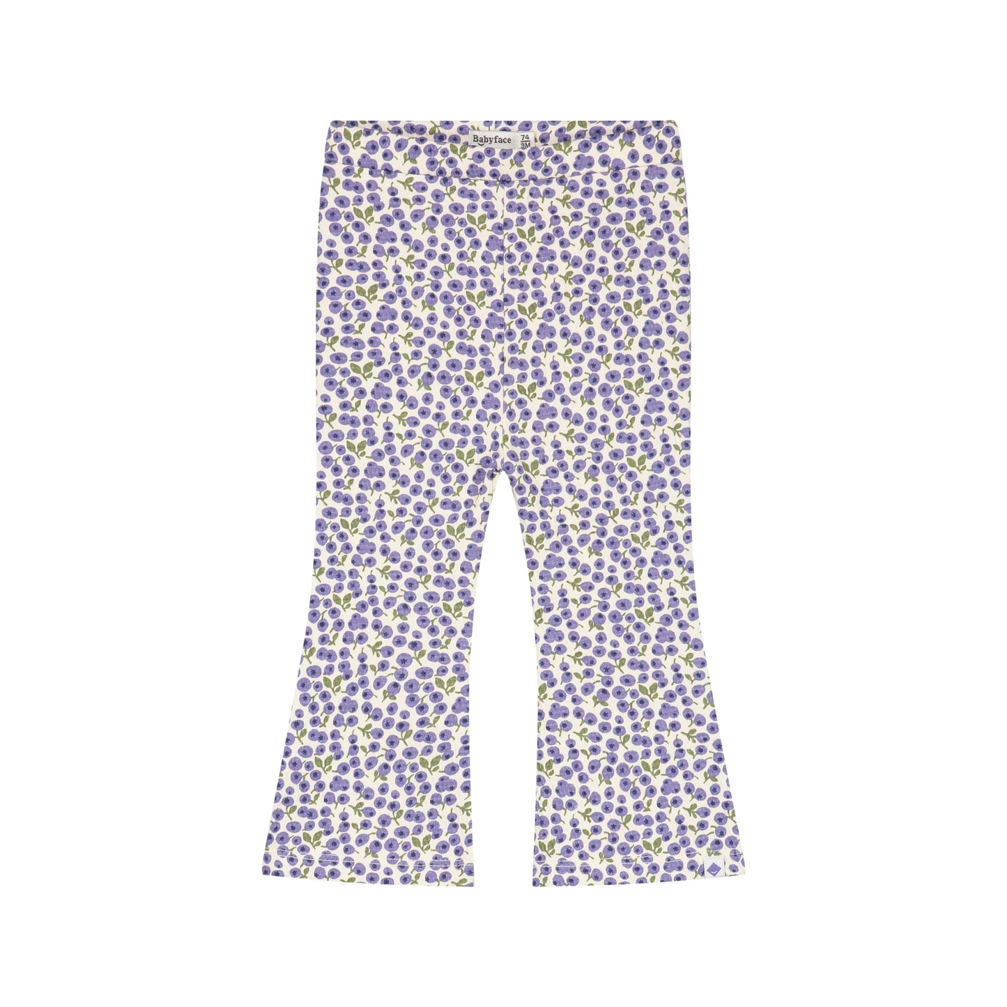 BABYFACE - CREAM PLUM FLARE BROEK