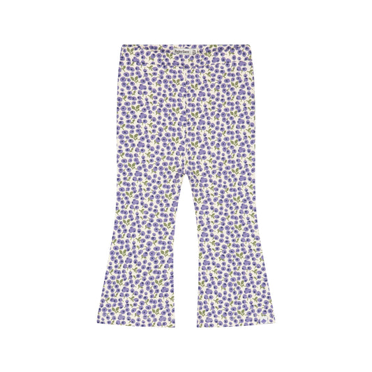 BABYFACE - CREAM PLUM FLARE BROEK
