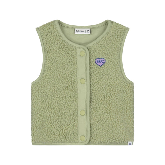BABYFACE - MINT TEDDY GILET