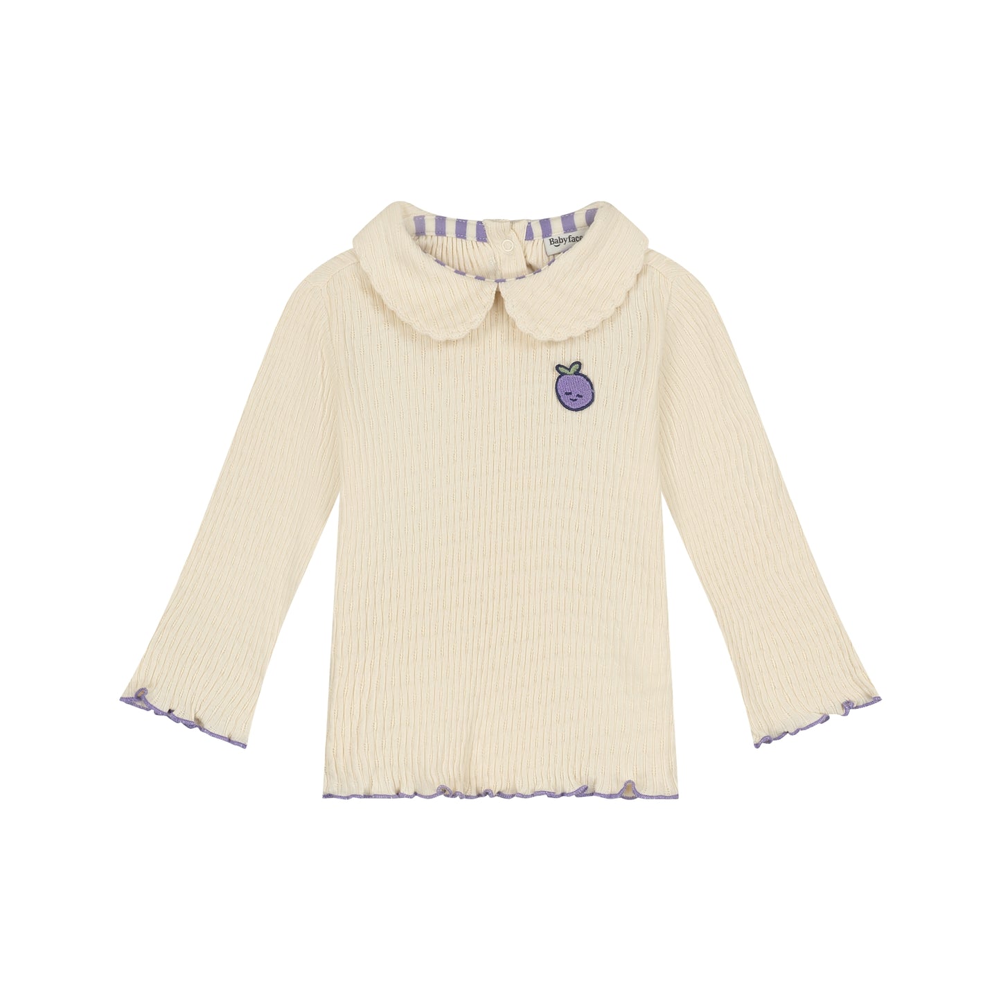 BABYFACE - SHIRT MET KRAAGJE CREAM