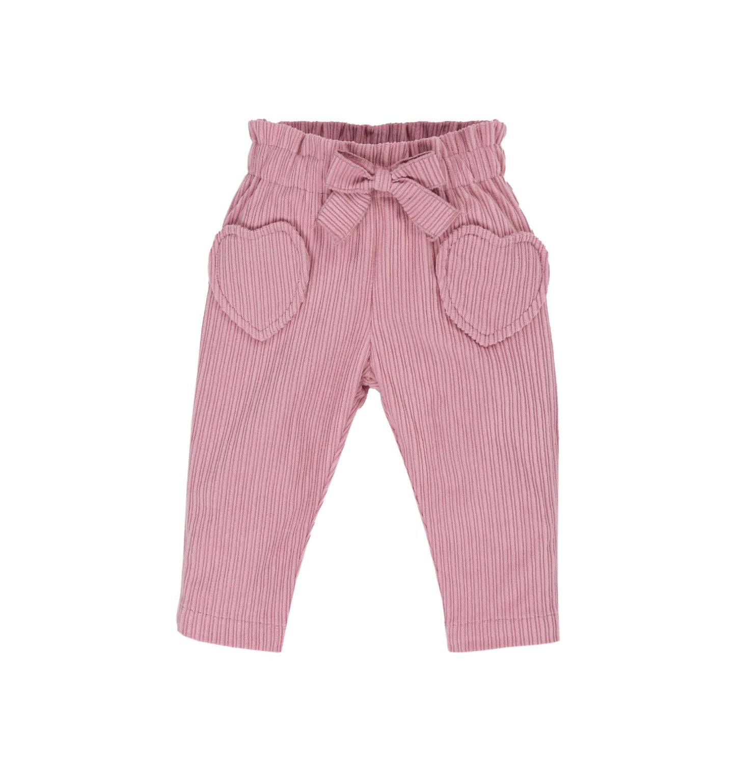 EMC - ROZE RIB BROEK MET HARTJES