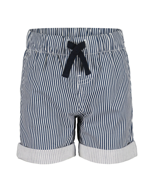 BLUE SEVEN - SHORT BLAUW GESTREEPT