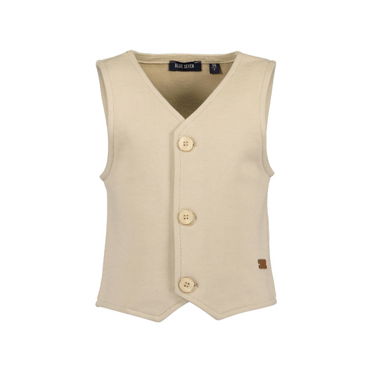 BLUE SEVEN - GILET BEIGE