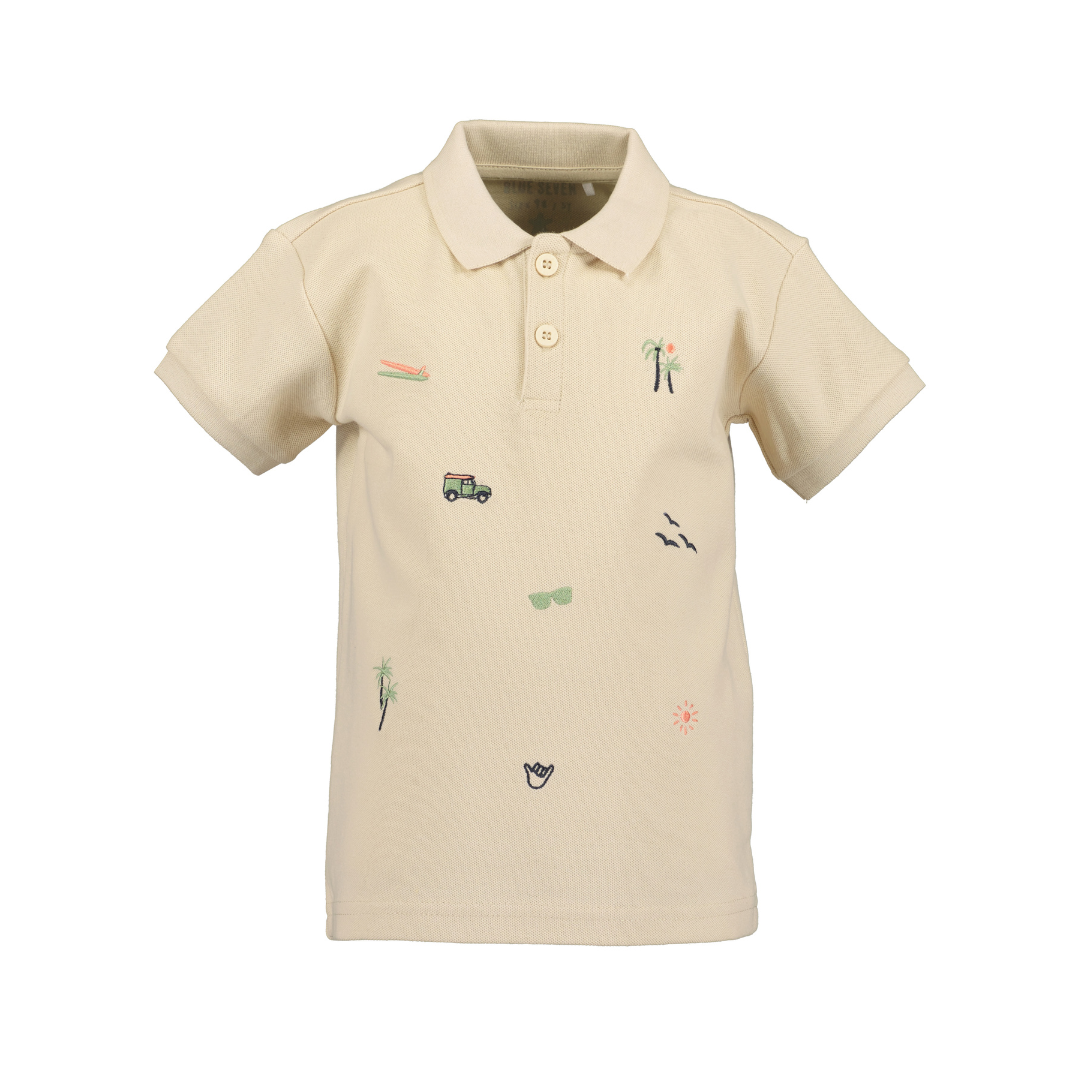 BLUE SEVEN - BEIGE POLO