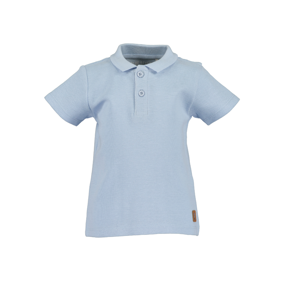 BLUE SEVEN - LICHT BLAUWE BLAUWE POLO