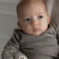 PETIT PIAO - MERINO WOLLEN ROMPER COFFEE