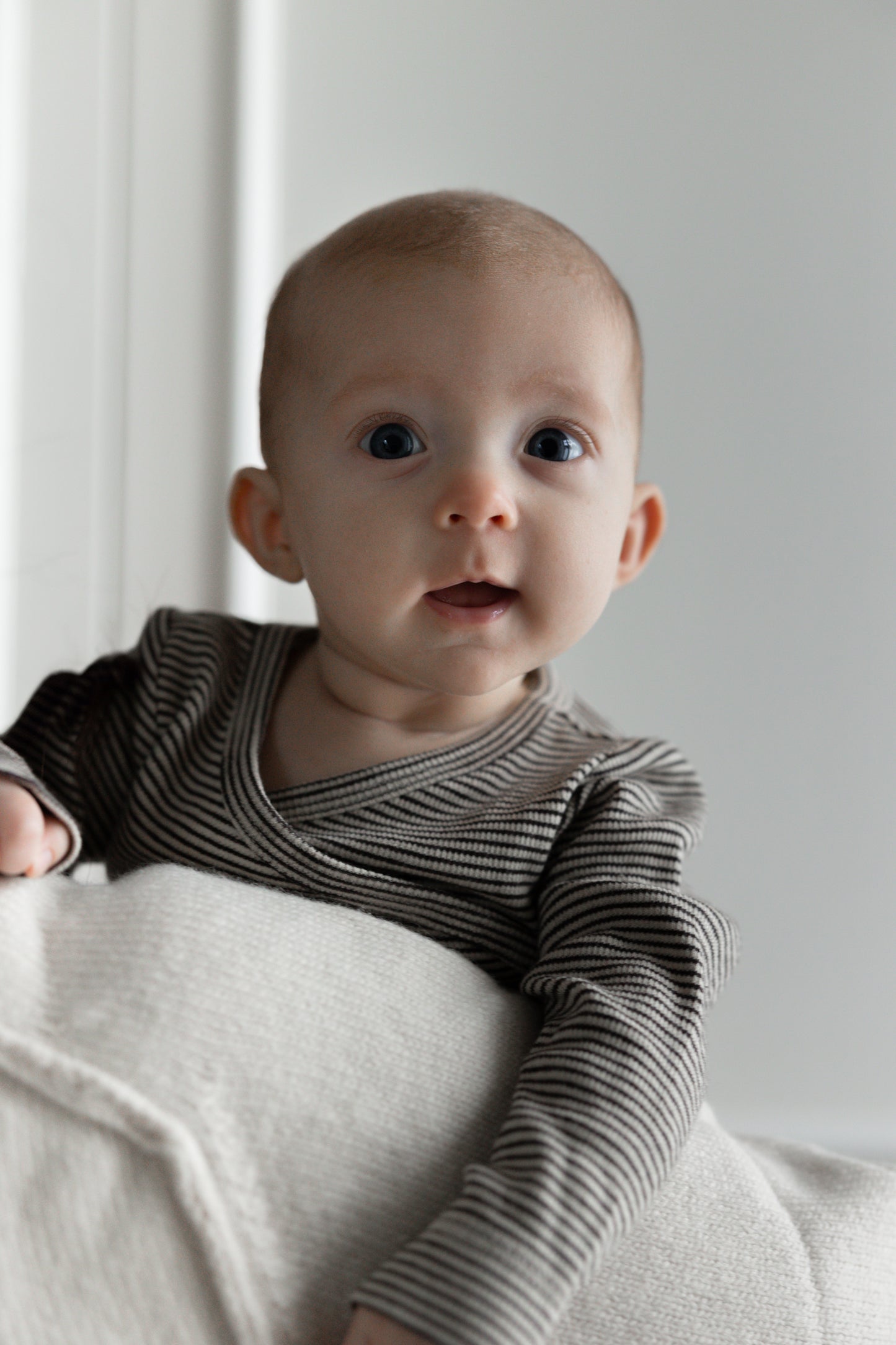 PETIT PIAO - MERINO WOLLEN ROMPER COFFEE