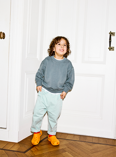 STUDIO AELBO - SWEATSHIRT BASALT GRIJS