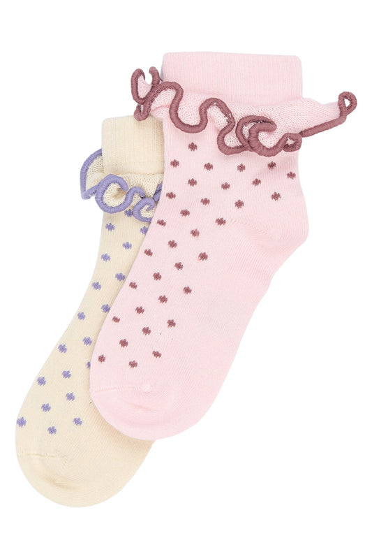 MINIPOP - 2-PACK SOKJES MET RUCHES