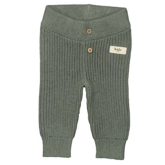 Baje Studio - Gebreide legging groen