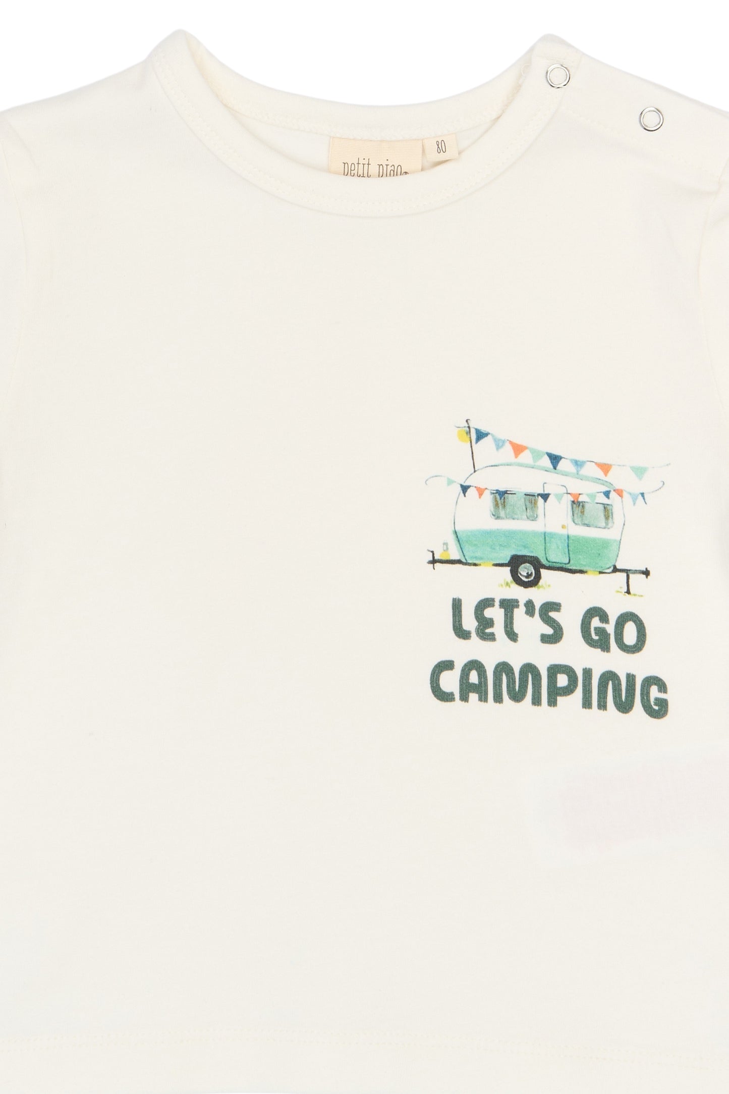 PETIT PIAO - LET'S GO CAMPING T-SHIRT