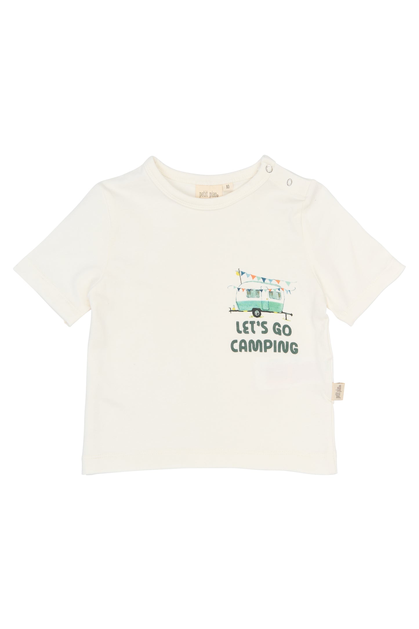 PETIT PIAO - LET'S GO CAMPING T-SHIRT