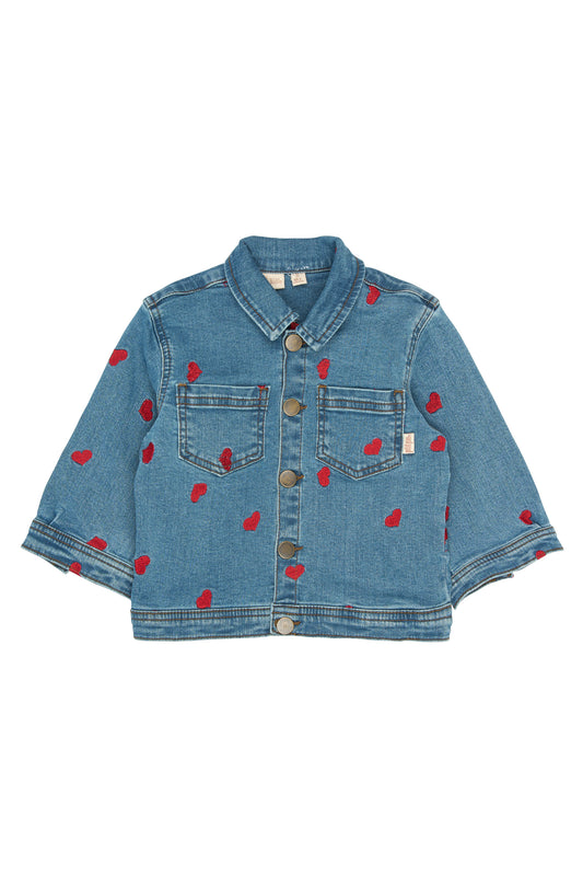 PETIT PIAO - EVA DENIM HARTJES JASJE