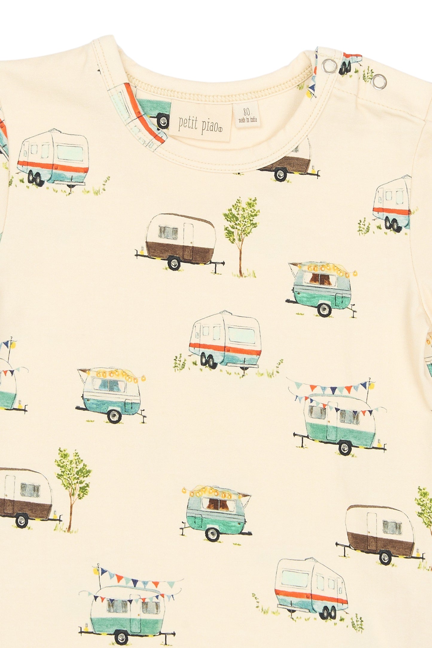 PETIT PIAO - SUN CAMPING T-SHIRT