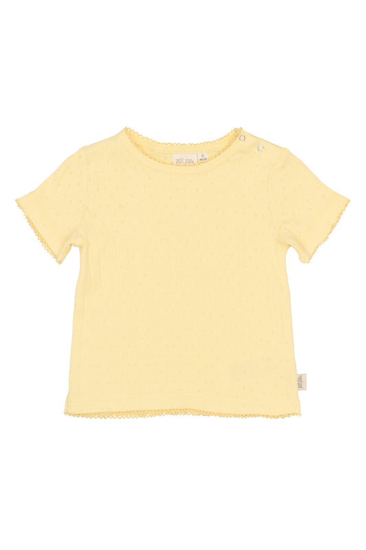 PETIT PIAO - BUTTER YELLOW SUZE T-SHIRT