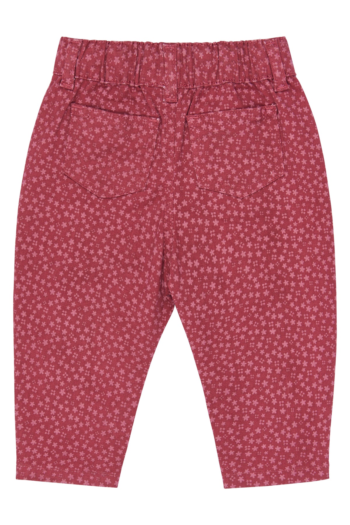PETIT PIAO - GEBLOEMDE DENIM BROEK GRETA