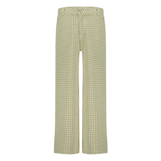 QUAPI - HISKE SOFT GREEN BROEK